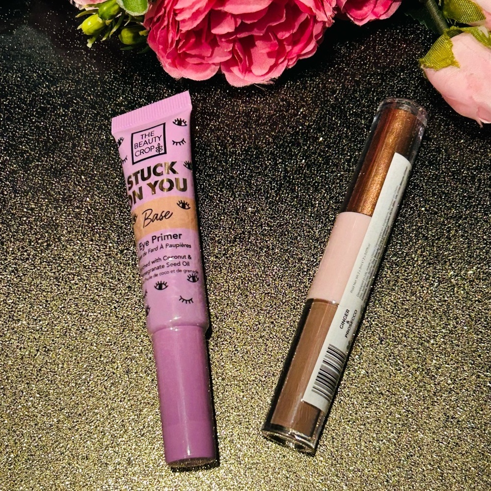 🌿 THE BEAUTY CROP Liquid Eyeshadow Duo & Stuck On You Eye Primer